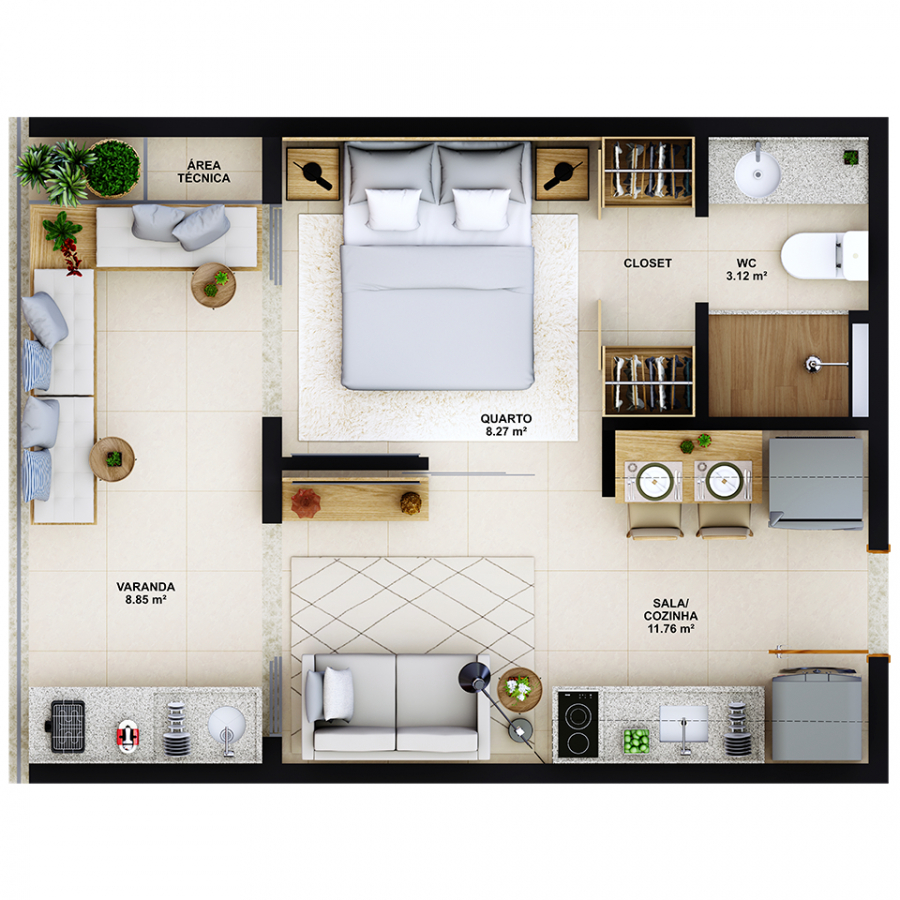 planta-quarto-e-sala-com-varanda-tipo-a